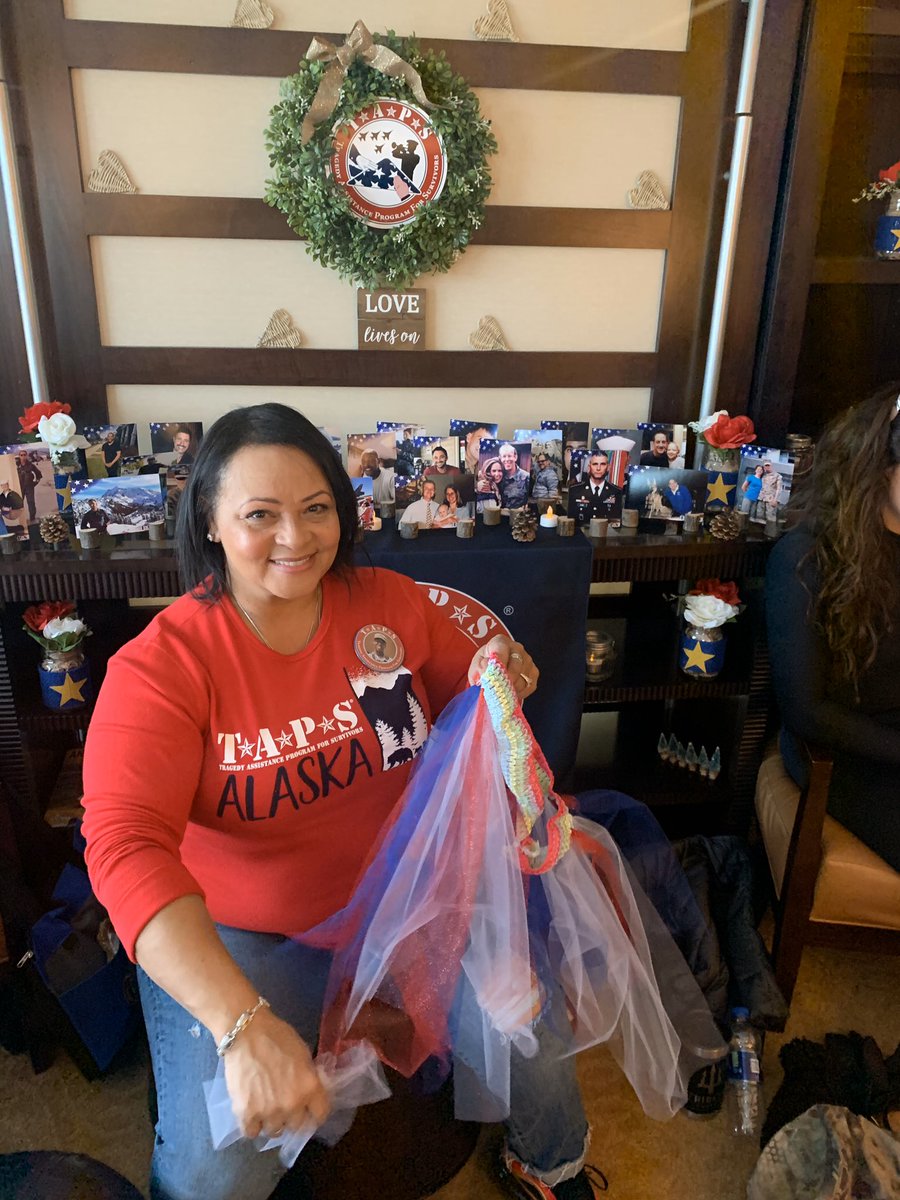 TAPSorg's tweet photo. Having an extraordinary time in Alaska with our TAPS Family getting ready to see the #Auroraborealis and making tutus to #runwiththereindeer! https://t.co/TbUK3L6JTA