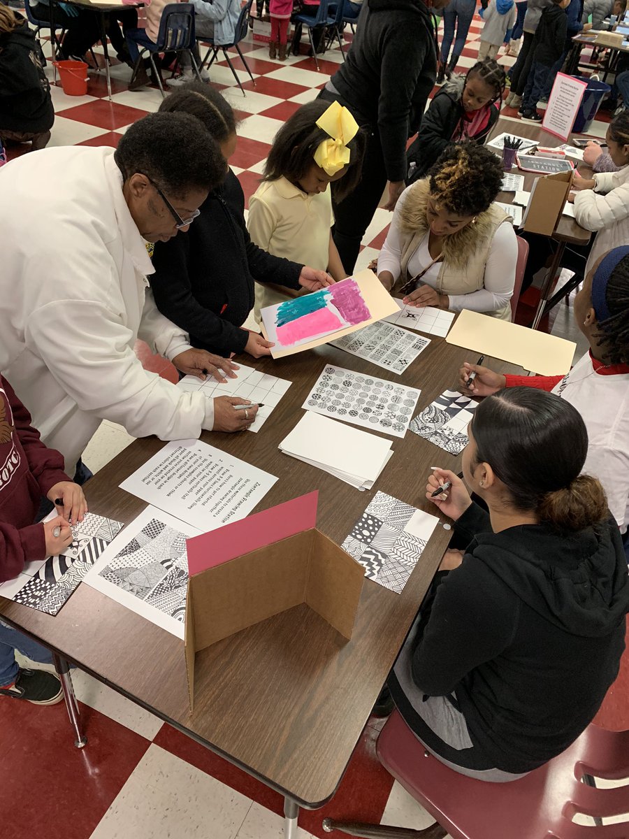 Family Art Night was a success thanks to our awesome families showing up and my amazing coworkers... #cobbartrocks #claydolphins #artsedga