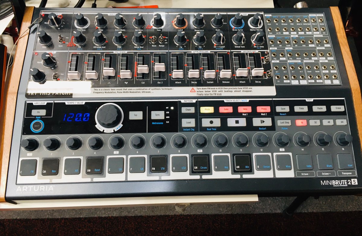carolineb_songs's tweet photo. You will never guess what I found today, which I now definitely need 😁 A minibrute!! An actual mini version of the #maxibrute 😍😍😍 #songwriter #musicproducer #newmusic https://t.co/aF9W94bah8