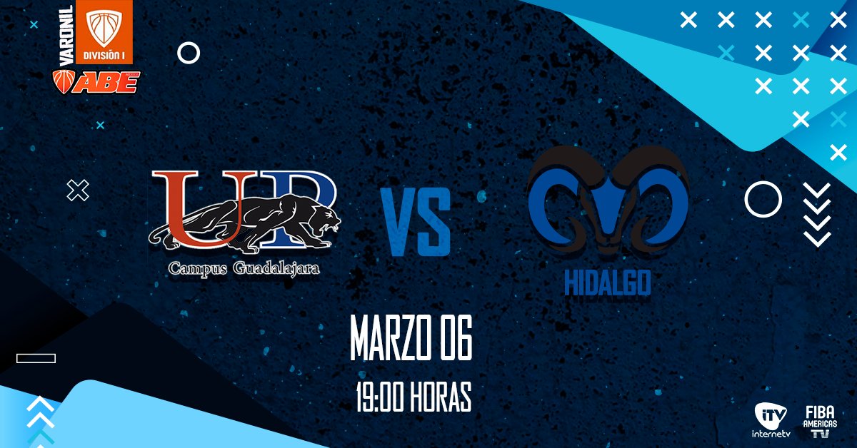 AYMsports's tweet photo. ¡HOY JUEGO DE @AsocBasquetEst! 🏀 @UPGdl
🆚 @TECcampusHGO ¡EN VIVO!➡ https://t.co/lpkKqnIHra y FIBA 578📺a las 19:00 horas⏰ ¡NO TE LO PIERDAS! #UPGuadalajara #TECHidalgo #LigaABE https://t.co/QYSsPvTPM6