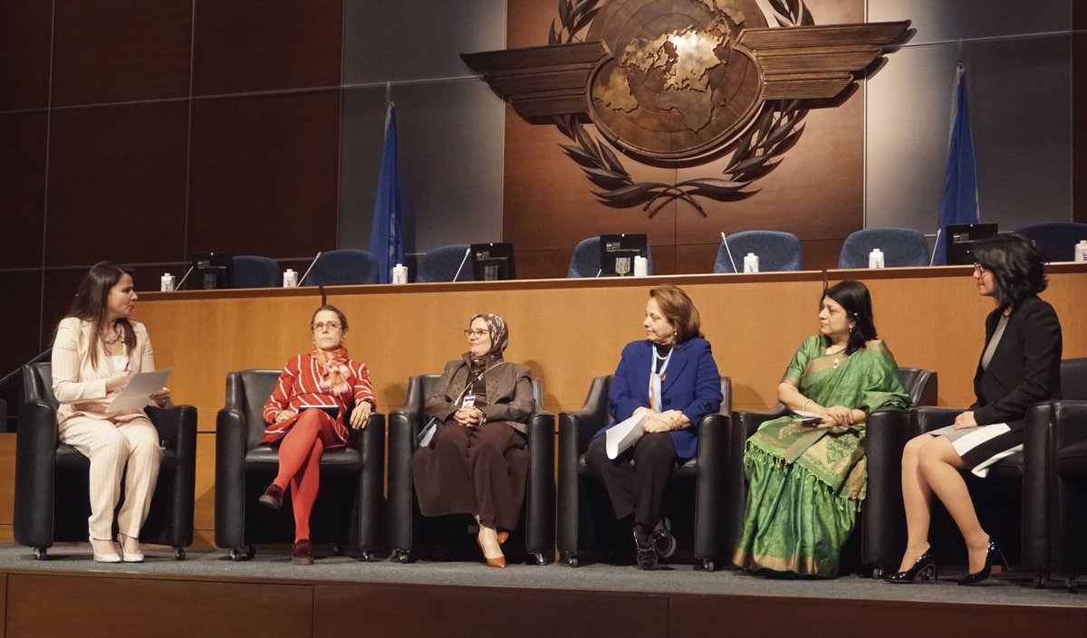 ACIWorld's tweet photo. ACI World celebrated women in aviation today alongside @icao and @iata for #IWD2020. Attendees heard from inspiring women who laid the foundation for an insightful conversation around #EachforEqual. #GenerationEquality https://t.co/8QQZCCHVVX