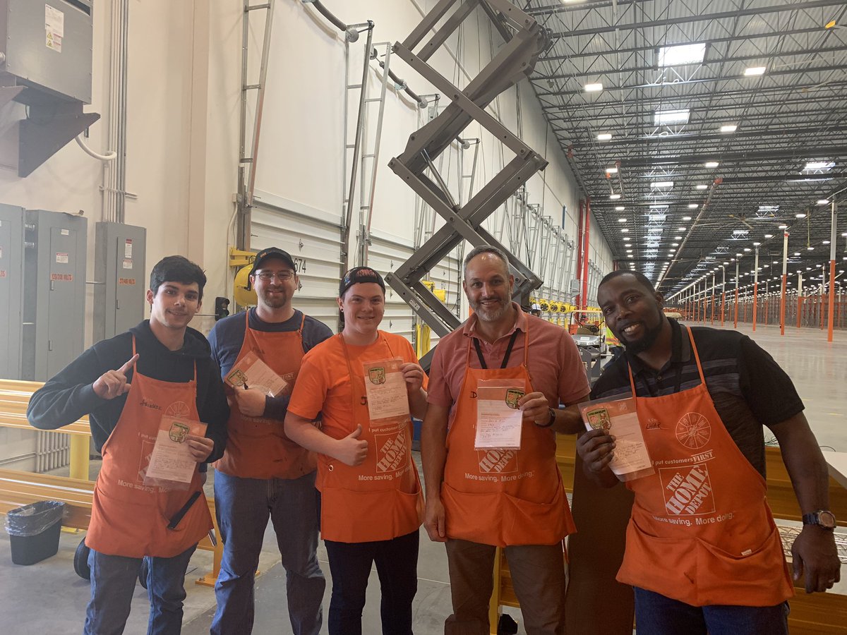 A huge thank you to some new Dallas MDO associates. They came into the new building and laid down all the stickers and barcodes for the lanes. A hard arduous task that they cheerfully and extremely meticulously executed.