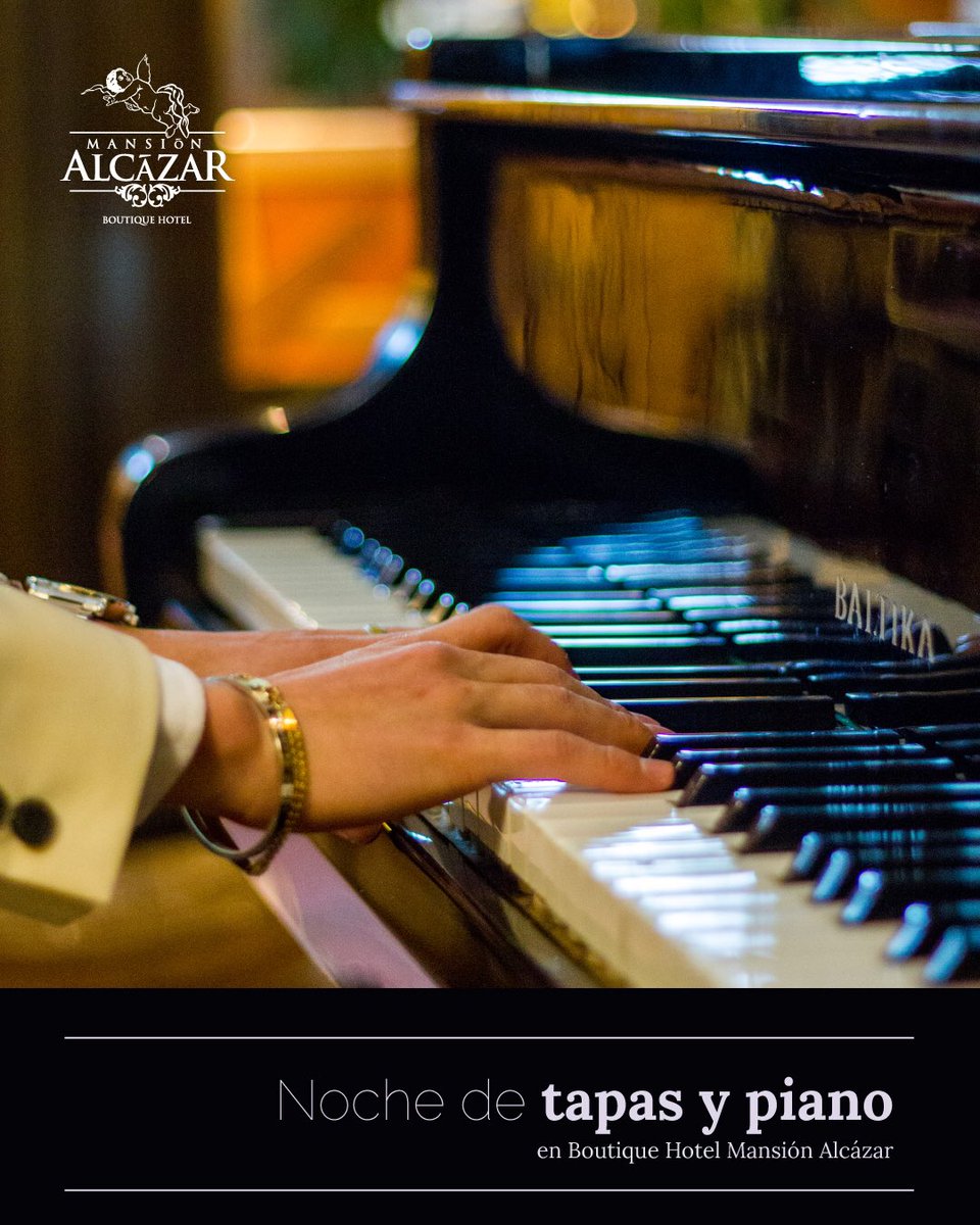 Cada #viernes ofrecemos una velada de música en vivo y tapas para que cierre su semana disfrutando de un ambiente exclusivo. 
.
Boutique Hotel Mansión Alcázar. 
. 
#nochesdepiano
#viernesdepiano
#boutiquehotel
#cuenca
#piano
#músicaenvivo
#tapas
