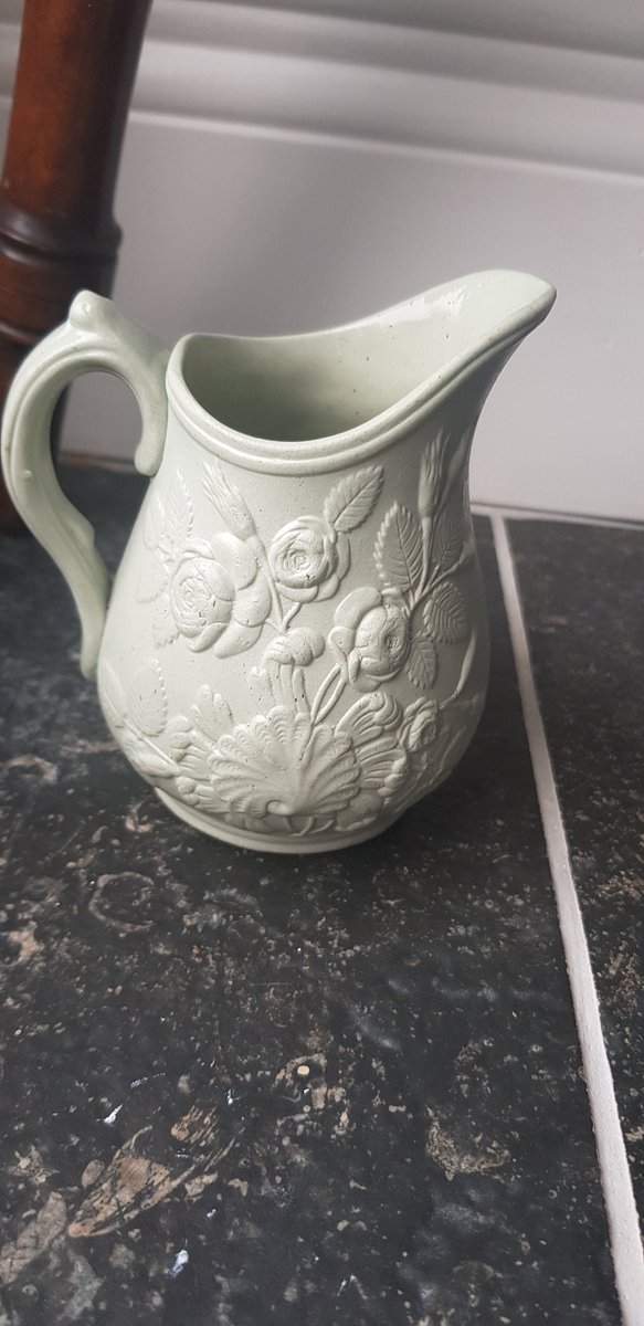 CalicoFinds's tweet photo. Excited to share the latest addition to my #etsy shop: Rare pale green rose print antique Dudson salt glazed jug https://t.co/GYXficxO6J #housewares #dudson #dudsonjug #reliefmouldjug #roseprintjug #palegreen #greenjug #antiquedudson #floraljug https://t.co/WRv6XMurOd