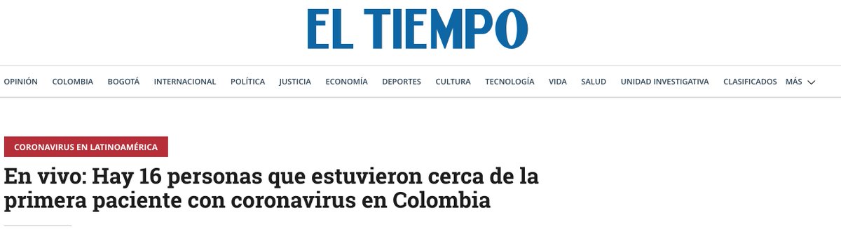 ColombiaAbsurda's tweet photo. No entremos en panico, mientras tanto @ELTIEMPO   #LlegóElCoronavirusAColombia https://t.co/IevgoYOUF1