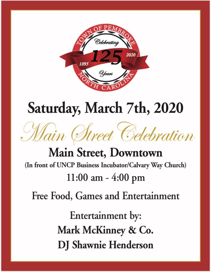 UNCP_SGA's tweet photo. On campus this spring break with no plans? Check out the Main Street Celebration tomorrow. 🥳 https://t.co/E4stzd0Eba
