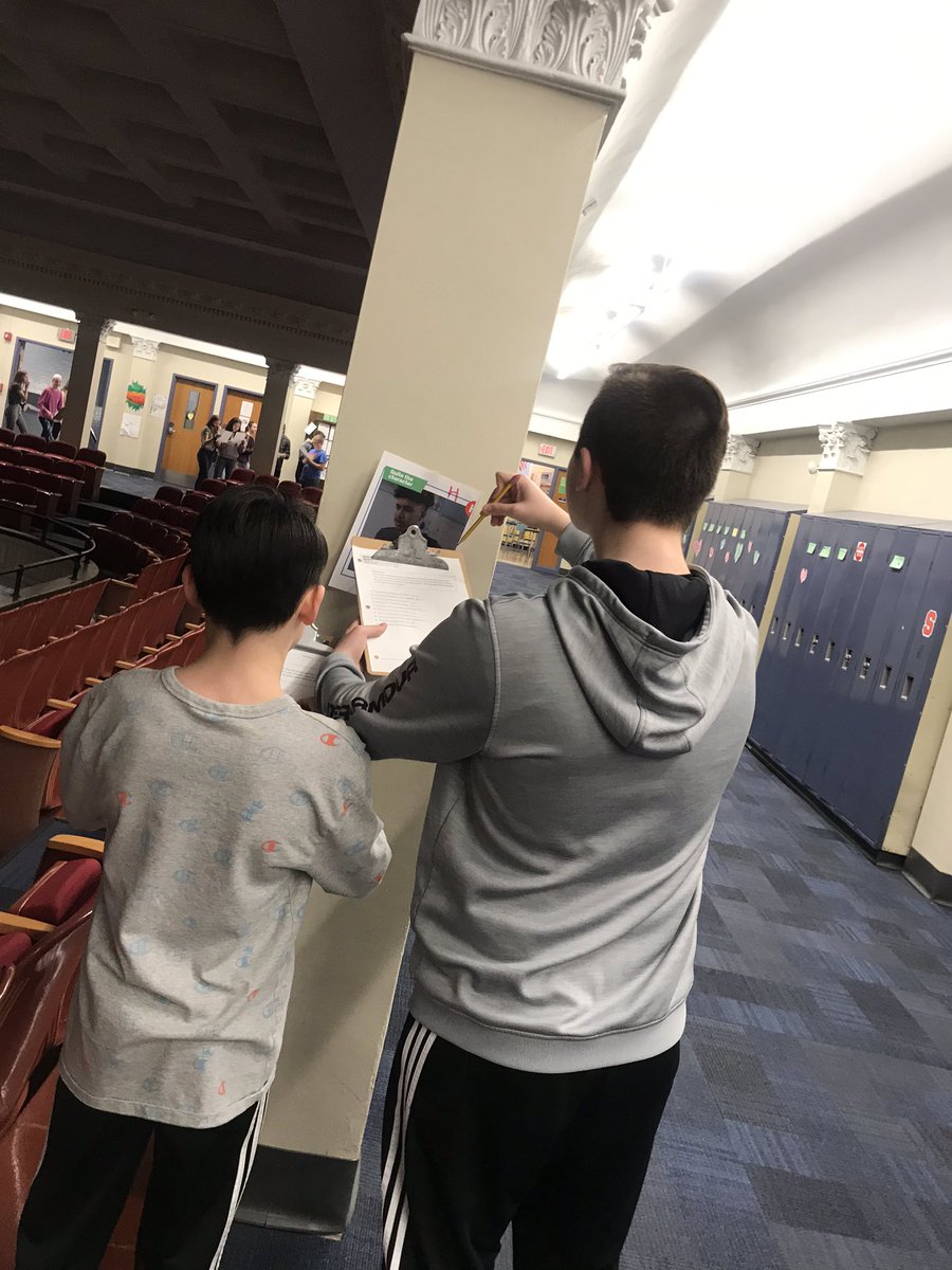 SrtaTrzaskaBMS's tweet photo. Our first ever #woolyweek at @BataviaMiddle is off to SUCH a great start!! @senorwooly we are having a BLAST!! #bmspride https://t.co/Lh6uHMN3Zq