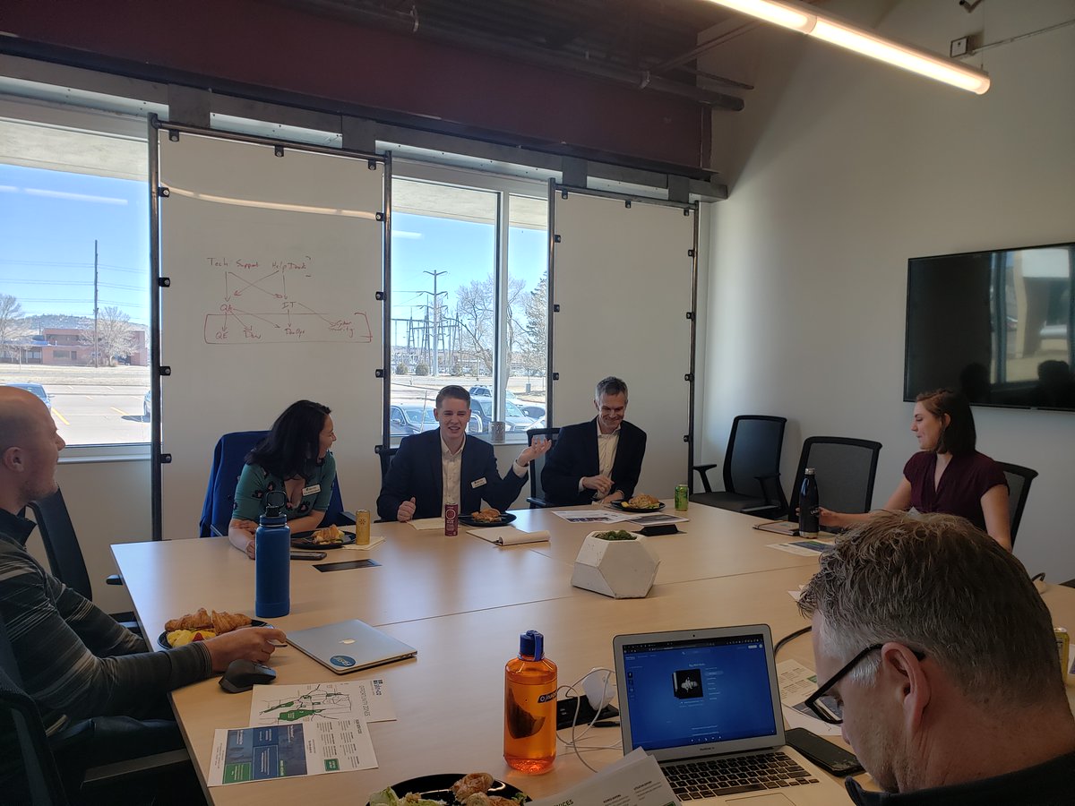 XIAccelerator's tweet photo. Thanks @sparks_willson and @skrcoCPAs for coming in this week for a lunch and discussion about #OpportunityZones https://t.co/BT7NI6qLSd