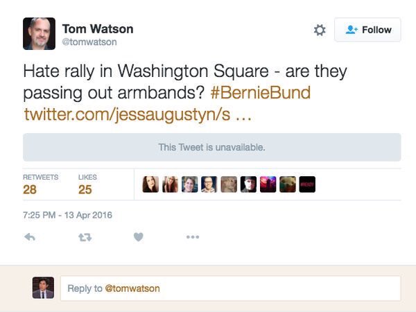 jade_nyc's tweet photo. @Nacho_Mama78 @BernieSanders @JoeBiden @ninaturner Same old @tomwatson...some narratives never change #HillaryMen #BidenBros https://t.co/iPF8Acm0rS