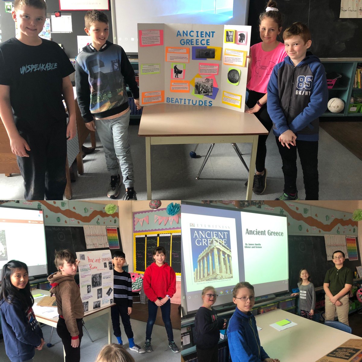 murpkath's tweet photo. Grade 4/5s proving they are Creative, Reflective and Holistic Thinkers as they apply our Beatitudes to Ancient Civilizations and First Nations Culture #sttmscholarship #CriticalThinking @alcdsb_sttm https://t.co/Pjop0utMUR
