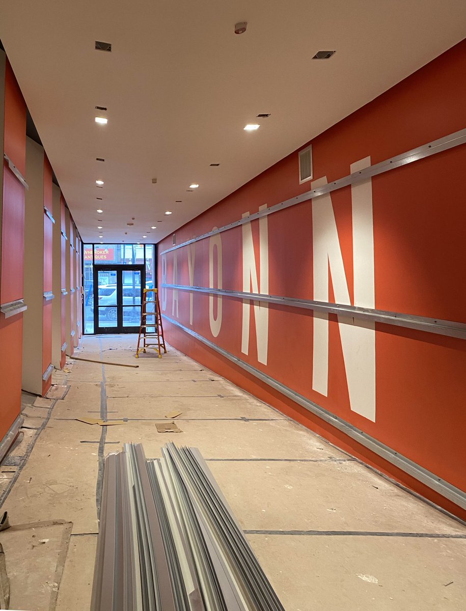 groarchitects's tweet photo. Finish work and graphics in the lobby of our new mixed-use building at Broadway and 22nd Street in #Bayonne! https://t.co/O0CqK5WJnJ