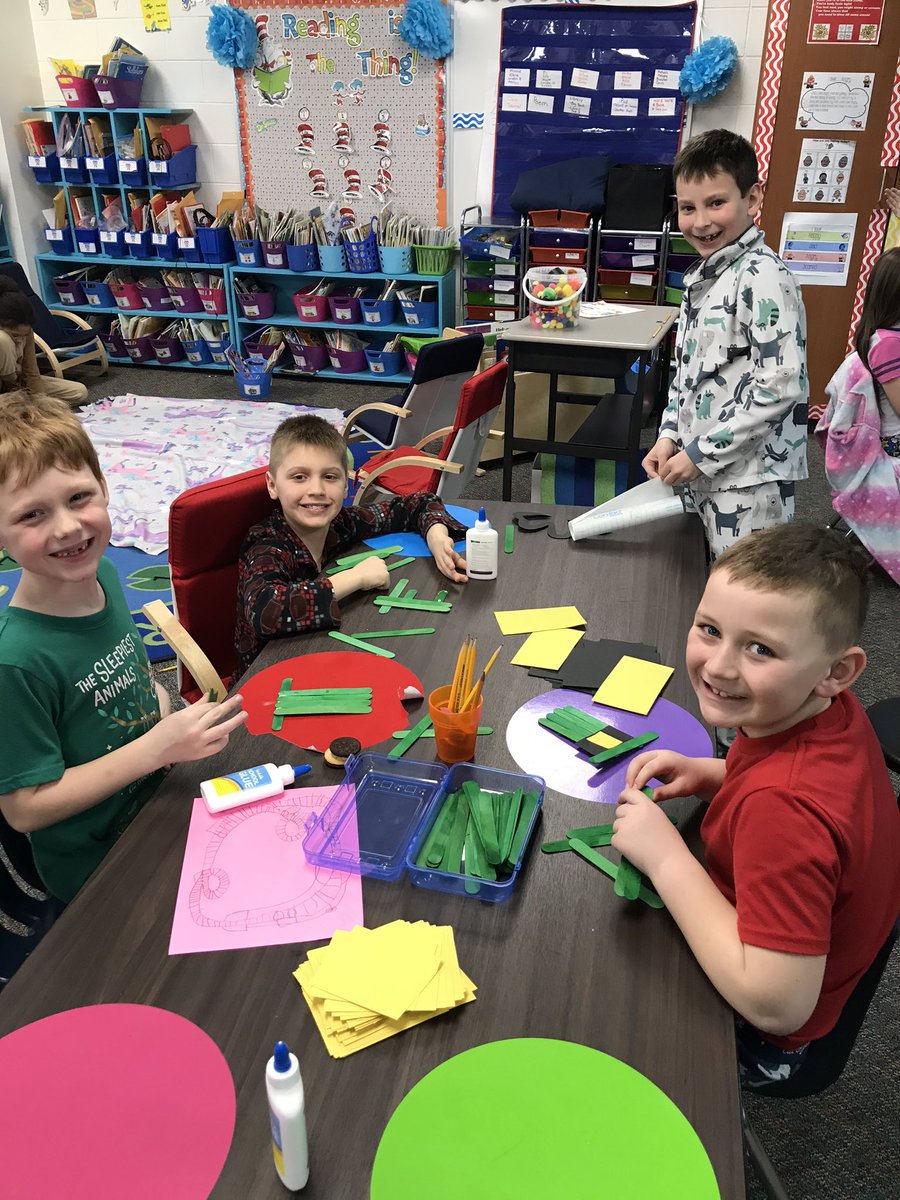 MrsLancelle's tweet photo. So proud of the STING CANCER group at Mountain Bay Elementary School. Last night the group made many projects that will be delivered to the Aspirus Cancer Center. #dcepride https://t.co/YDMyrI2nGs