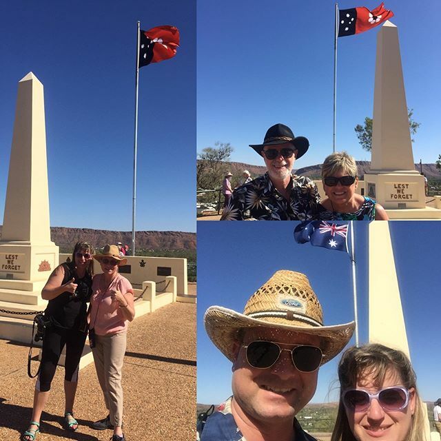 MelanieSteeves's tweet photo. A few pics of us at #anzachill in #alicesprings. @htfarmgirl https://t.co/lMRxcHhvmN https://t.co/Lc2R0R27xL