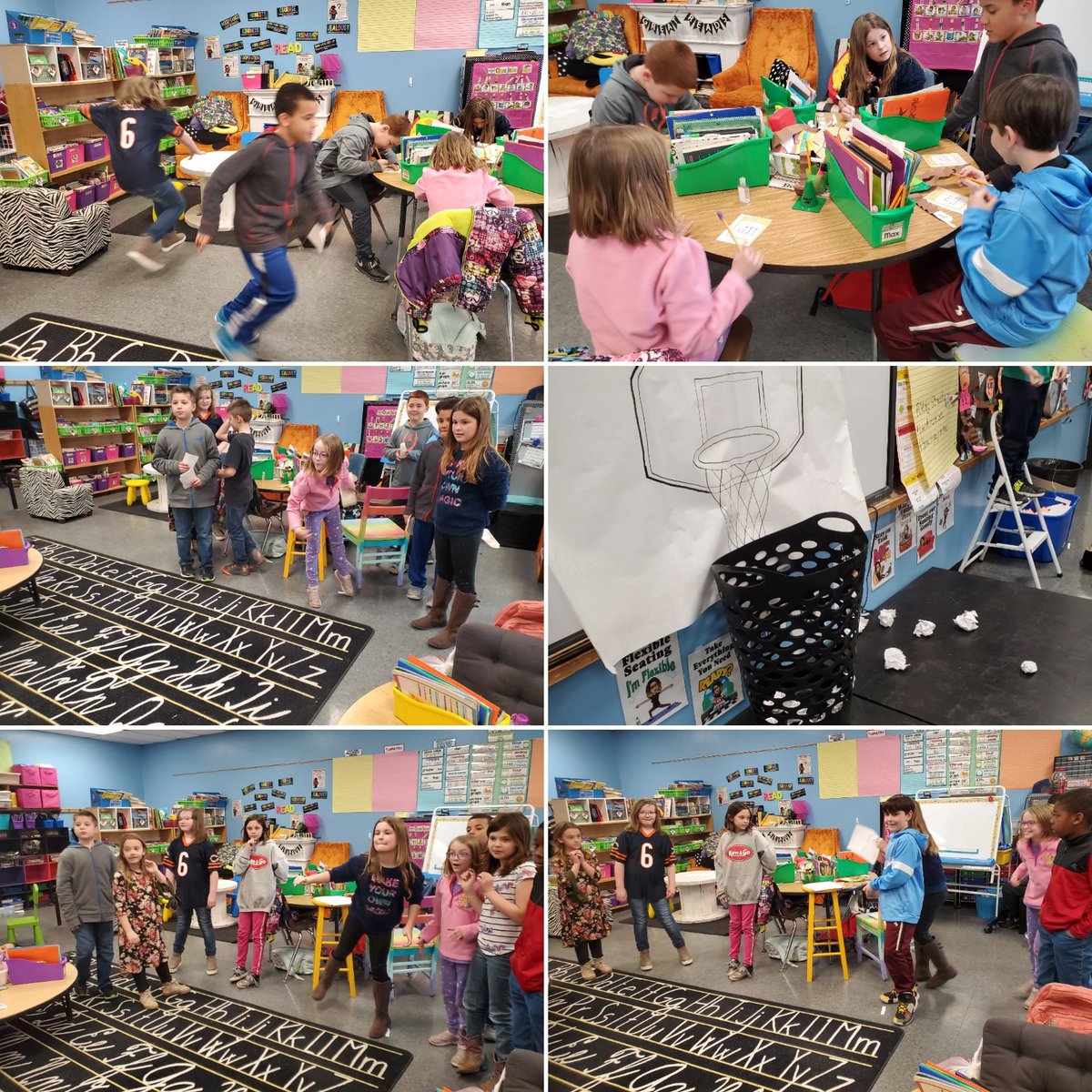 Rhinehart3rd's tweet photo. Kicked off March Madness with a little Trashketball!! #rhineharts3rdgrade #4teamvalley #3rdgrade #3rdgraderocks https://t.co/gvi5OjxWKO