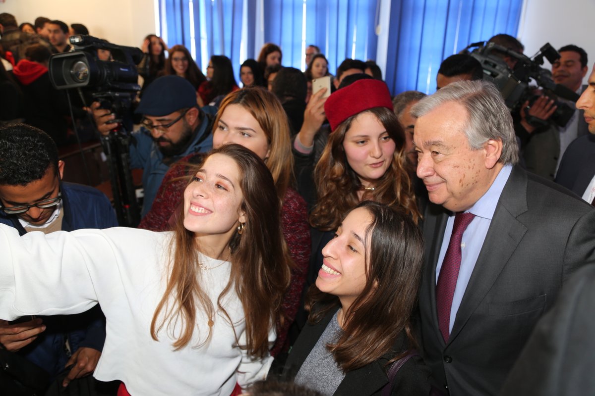 antonioguterres's tweet photo. Our world is in trouble, and gender equality is an essential part of the answer. 

My latest on how bridging the gender power gap offers solutions to some of the most intractable problems of our age: https://t.co/Q1ZM9MzXRO https://t.co/eLeoLrzKyY
