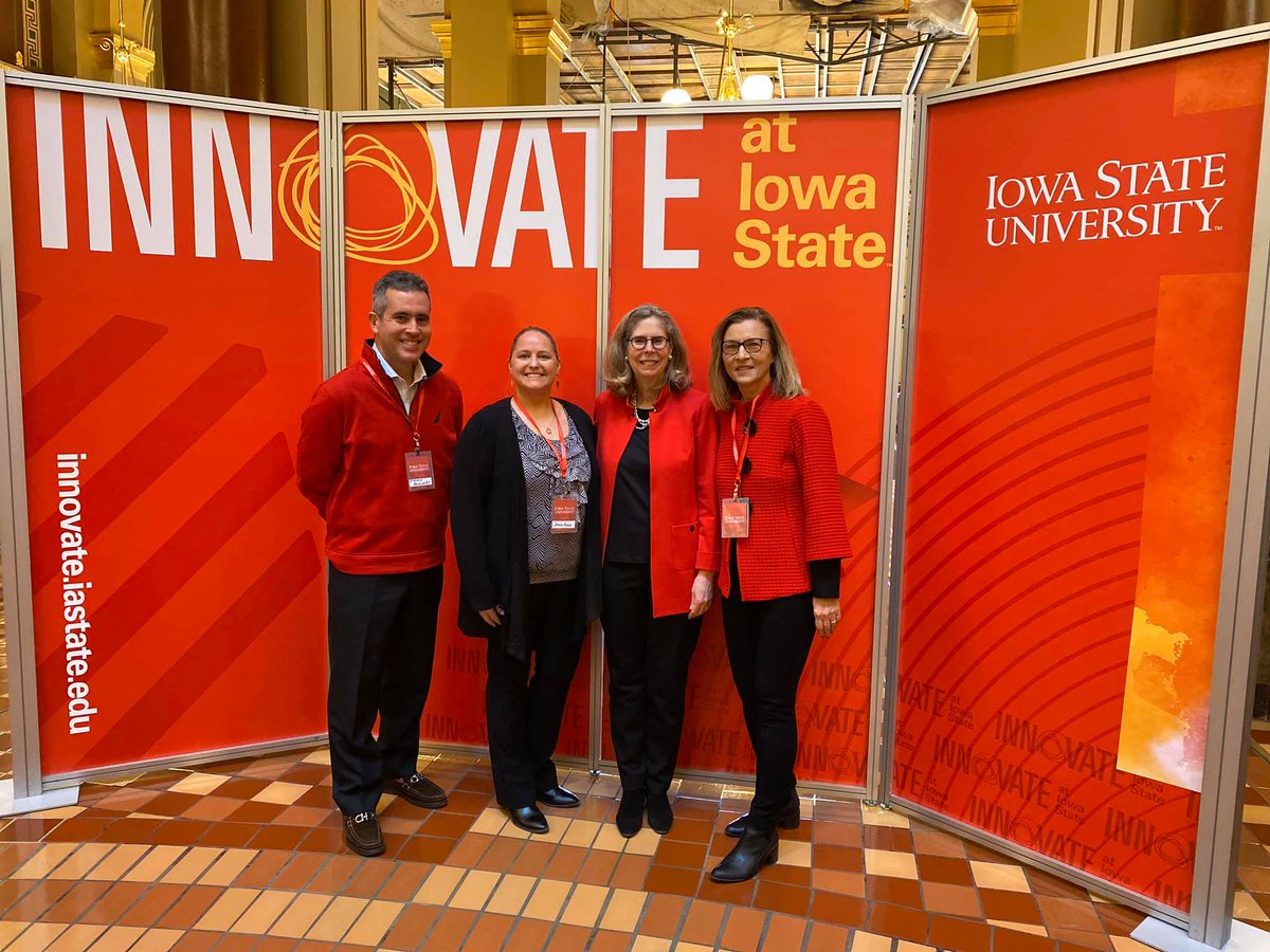 AESHM_ISU's tweet photo. Congratulations to Associate Professor Dr. Jessica Hurst and Professor Dr. Linda Niehm on sharing the AESHM Retail Initiative at the Innovate - Iowa State event down at the Iowa State Capitol yesterday! #IowaState #CHS #AESHM #AESHMFaculty #AESHMInnovates ❤️💛⁣ https://t.co/VjRKaDv2MO