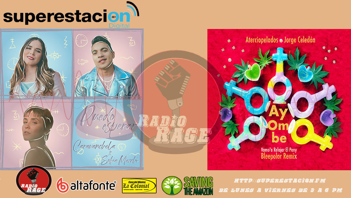 Lanzamientos de Viernes @aterciopelados @Caravanchela @NanpaBasico @apachelasminas @aliakamind @LidoPimienta @ProvidenciaCol @rollingruanas @julietav @AfazNatural en @Superestacion y @Radiorageofi