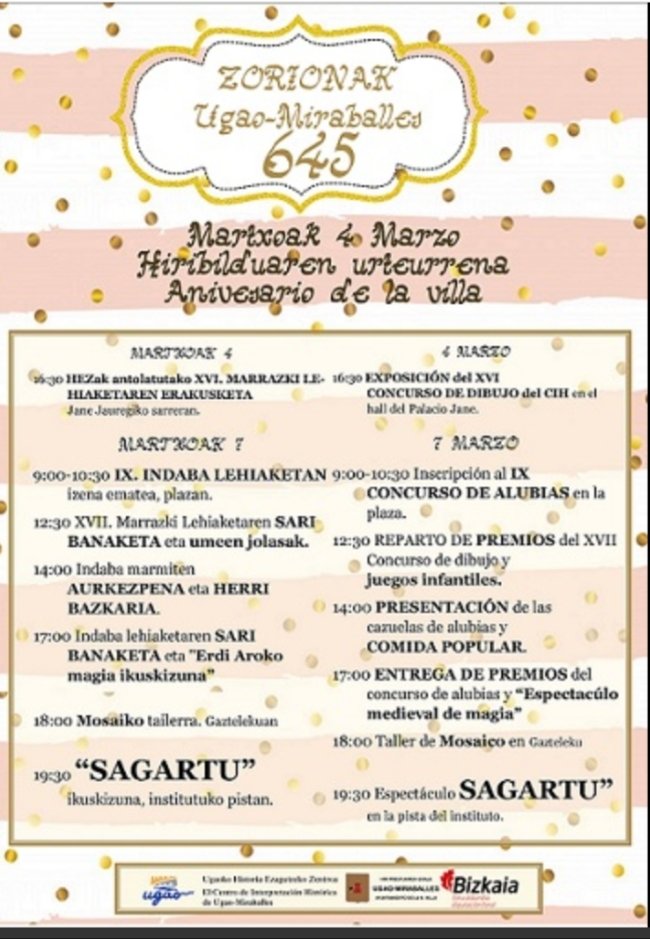 mago_oliver's tweet photo. Ugao-Miraballes celebra su 645 aniversario con varios actos populares.
Y nosotros tendremos el honor de llevar nuestro espectáculo medieval para recrear como era la villa cuando nació hace más  de 6 siglos https://t.co/KU4Ygnp9hz