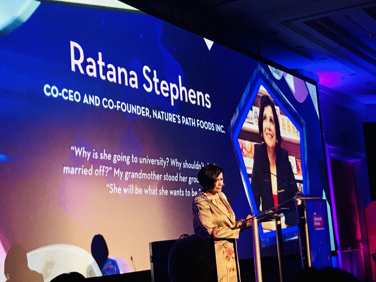 Congratulations ⁦<a href="/NaturesPath/">Nature's Path Organic</a>⁩ Ratana Stephens on your well deserved ⁦<a href="/BIVnews/">BIV News</a>⁩ #IWIB recognition! #EachforEqual
