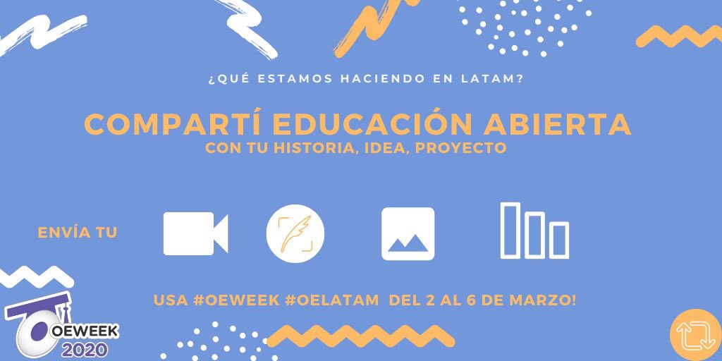 LabDatosChile's tweet photo. Hoy estuvimos presentes en el "I Encuentro Virtual de Educación Abierta" donde compartimos grandes temas del área junto con @vrodes @virbrussa et al. #OEWeek #OELatam https://t.co/kis7tbl3nI