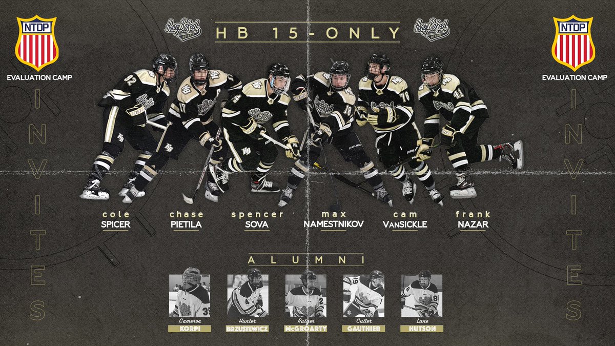 hbdetroit's tweet photo. Congrats to our SIX @USAHockeyNTDP Evaluation Camp invitees from our 15-Only team, as well as our other #HoneyBaked alums. https://t.co/TQT8QVR0XS
