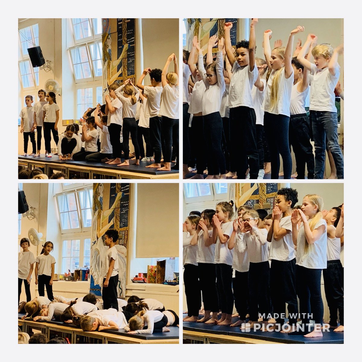 ‘We’re going to take you on a magical journey. This will be more of a Brechtian performance than one based on the Stanislavski method.’ Alan’s Class Assembly was, as ever, a triumph! #assembly #performance #drama #oracy #yr3