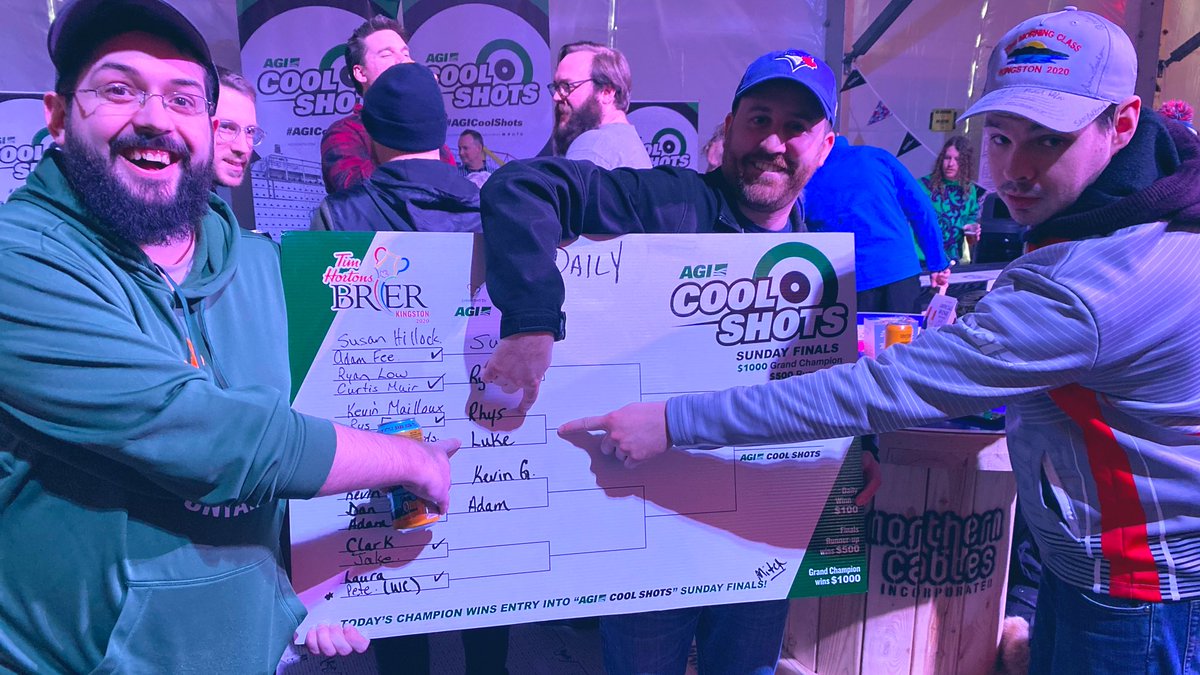 thepatchcanada's tweet photo. The @AgGrowthIntl Cool Shots tournament is well underway today! $100 on the line with $1,000 for the winner of the final tournament 💰 🥌 #AGICoolShots https://t.co/cQ7VB8UCrI