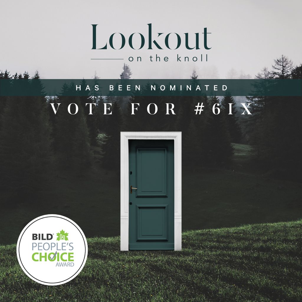 acorn_dev's tweet photo. We are excited to announce that Lookout on the Knoll has been nominated for the coveted People’s Choice Award at the 2020 BILD GTA Awards! This nomination means everything to us, so please get out and vote…as long as it’s for Acorn 😉! https://t.co/RFKhl4RULh 🏡 🏆🌱🌎 https://t.co/mhX1zlix20