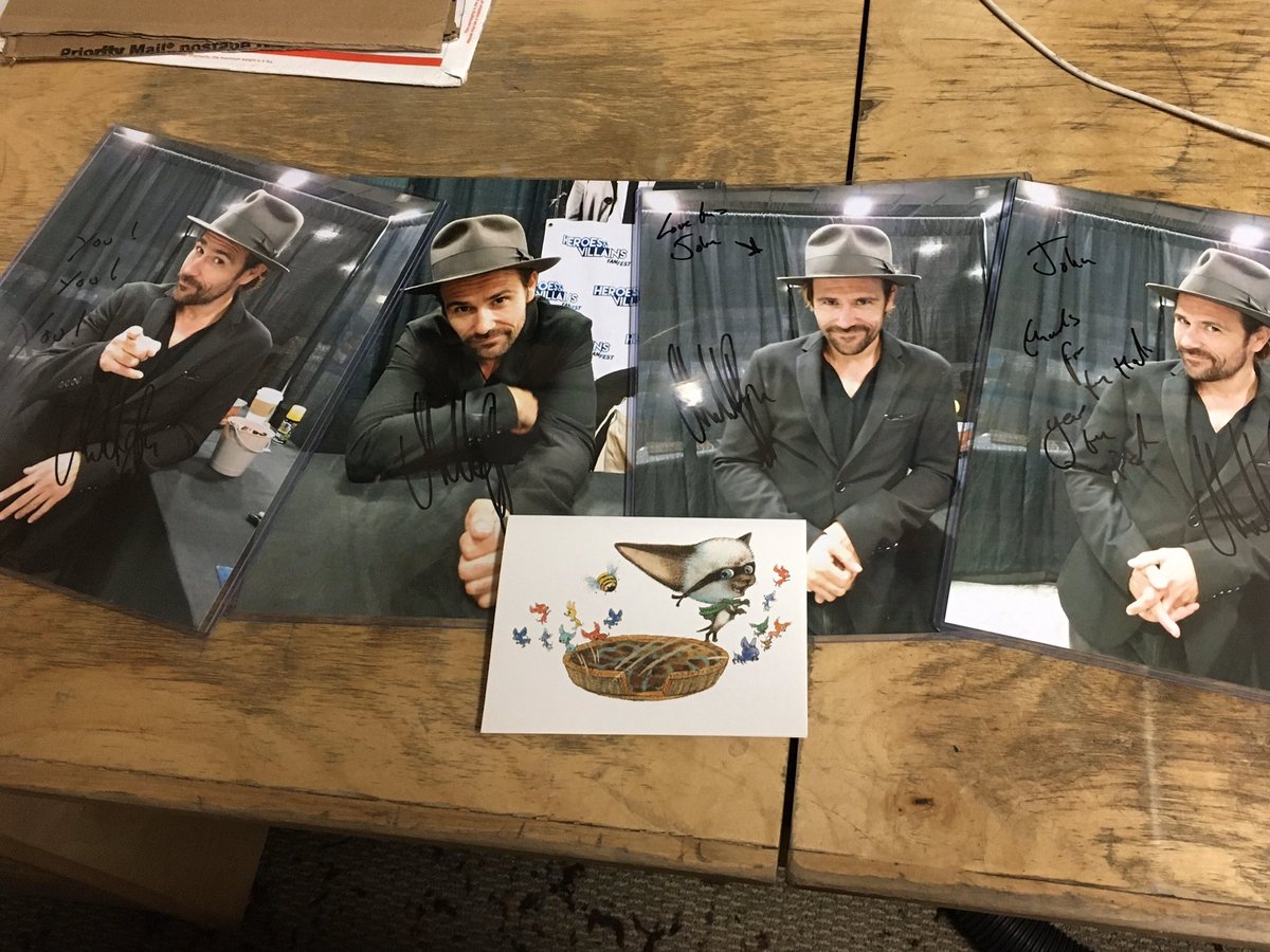 Penmanhats's tweet photo. Look what just showed up at my shop. Did not expect this at all. A very present surprise. Thank you @KimMerville &amp; @mattryanreal https://t.co/bMbjNAfnLd