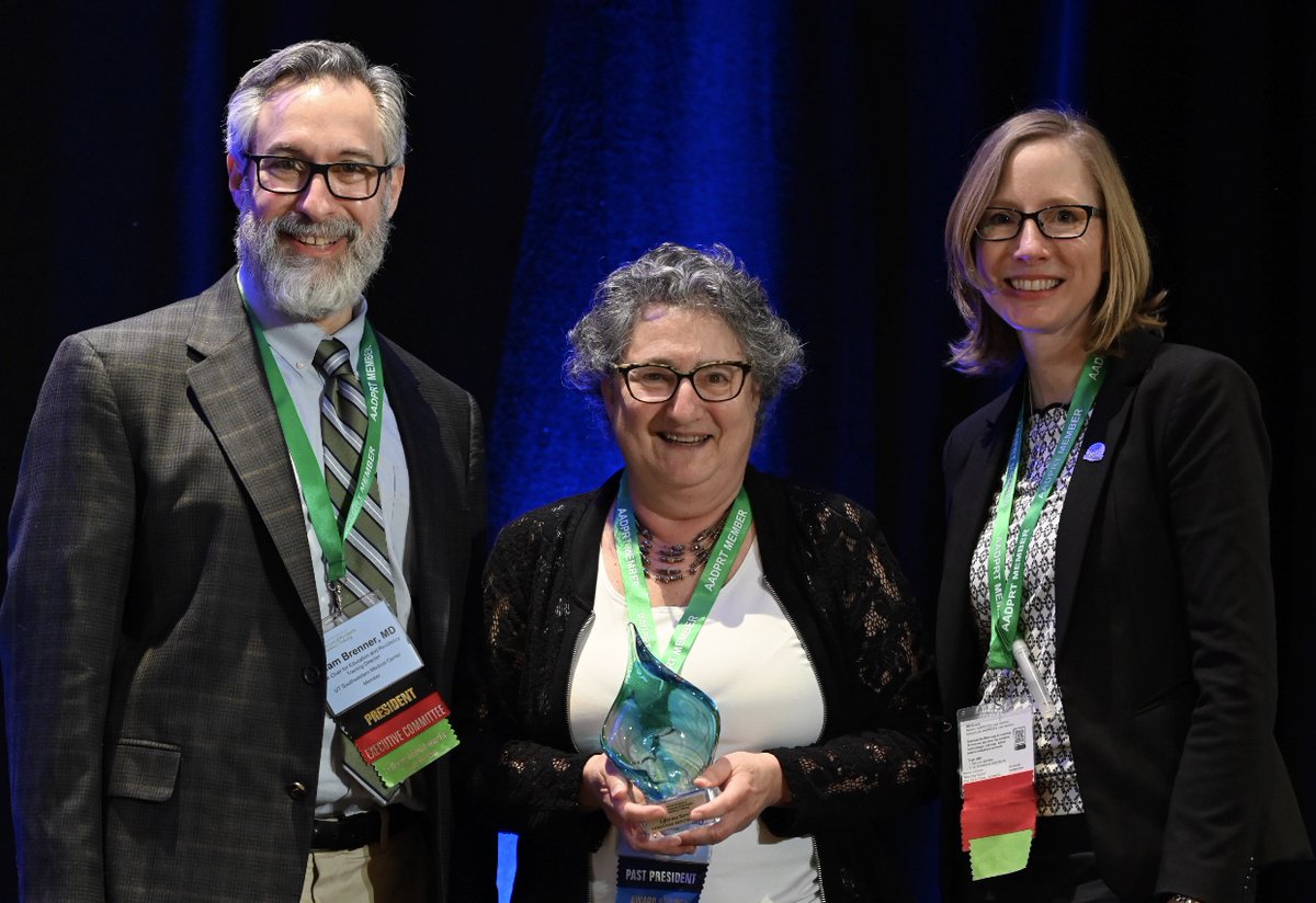 A special opportunity to honor Adrienne Bentman with the @aadprtorg lifetime achievement award last night. #AADPRT2020.  We love you Adrienne!!   Thank you for your leadership, mentorship, and friendship.