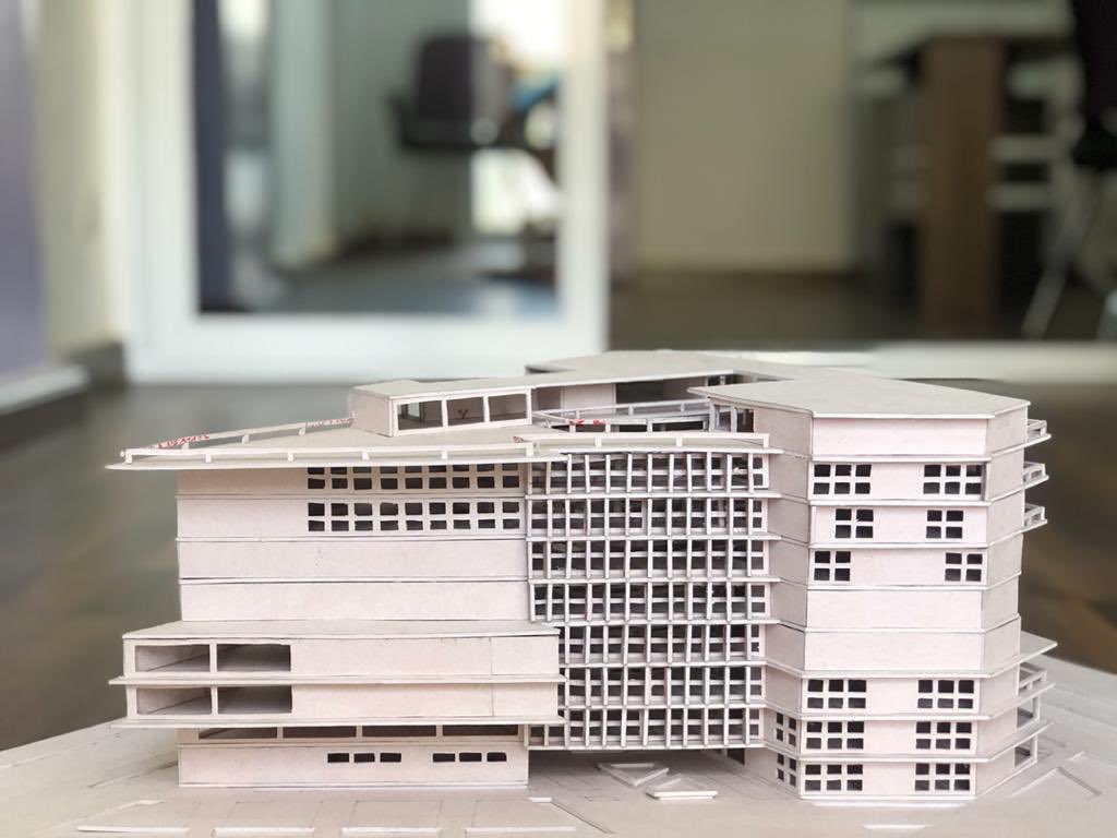 danslazone__'s tweet photo. projet de conception d’un IGH à Ngor #maquette https://t.co/kRzsWZznlG