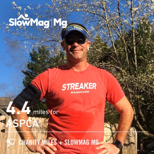 ColeBensinger's tweet photo. 4.4 @CharityMiles for @TeamASPCA. Ready for the weekend! #teamnocandyasses #runAlabama #runstreaker #runeveryday #73threads #getupandgo https://t.co/fRarMvJK7B