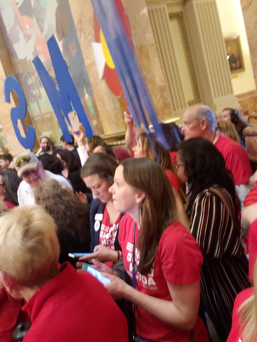 KathyHagen13's tweet image. Had a great day with 390 other Moms Demand Action advocates at the Colorado state capitol. The legislature was introducing 2 new gun control bills today! #coleg #MomsDemandAction #commonSenseGunControl