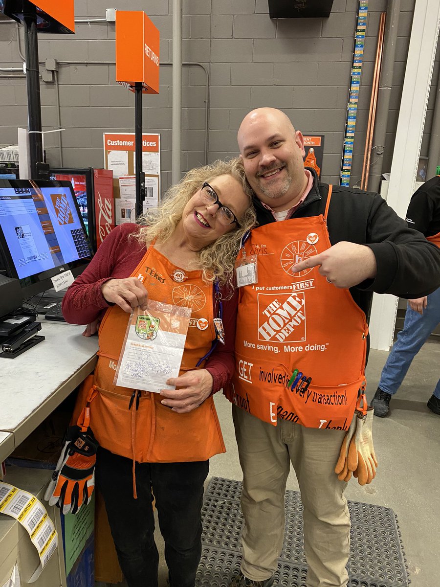 Terri, you Rock!🤘🏻Customer called wanted to make sure a manager knew how amesome you are and how much he appreciates how helpful you were. He said your customer service and friendliness is why he come to our store! @dennissanders13 <a href="/AndrewAbrahams8/">Andrew Abrahamson</a> <a href="/McFarrenGary/">Gary McFarren</a> <a href="/THDWhiteLake/">THD White Lake</a>