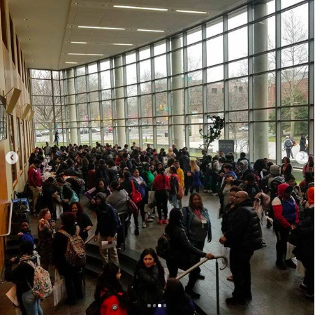 FriendsofPTS's tweet photo. .@Penn_Treaty students attended the #StepintoCollege Conference at @USciences today. What a great opportunity for our kids! Go Wolves! #stepintocollege #PTgoestocollege #knowyouroptions @Philly2College #bettermakeroom @PHLschools #stepintocollegephilly https://t.co/n26HU42C1J