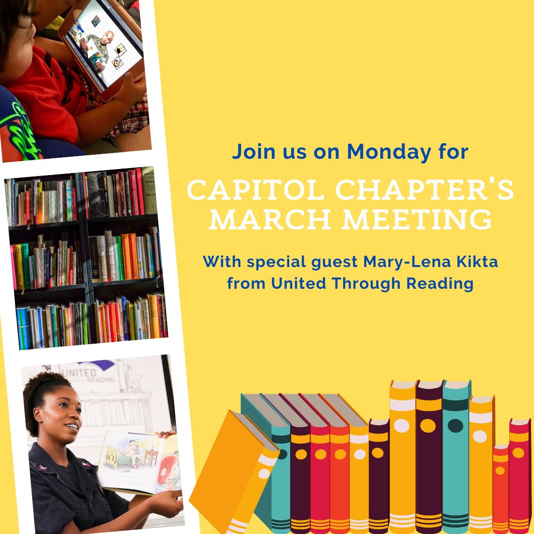 DARCapitol's tweet photo. REMINDER: Capitol Chapter's March Meeting is Monday with a special guest from @UTR4Military! RSVP to the invite in your inbox or message for details. https://t.co/IzL1XG6AO0