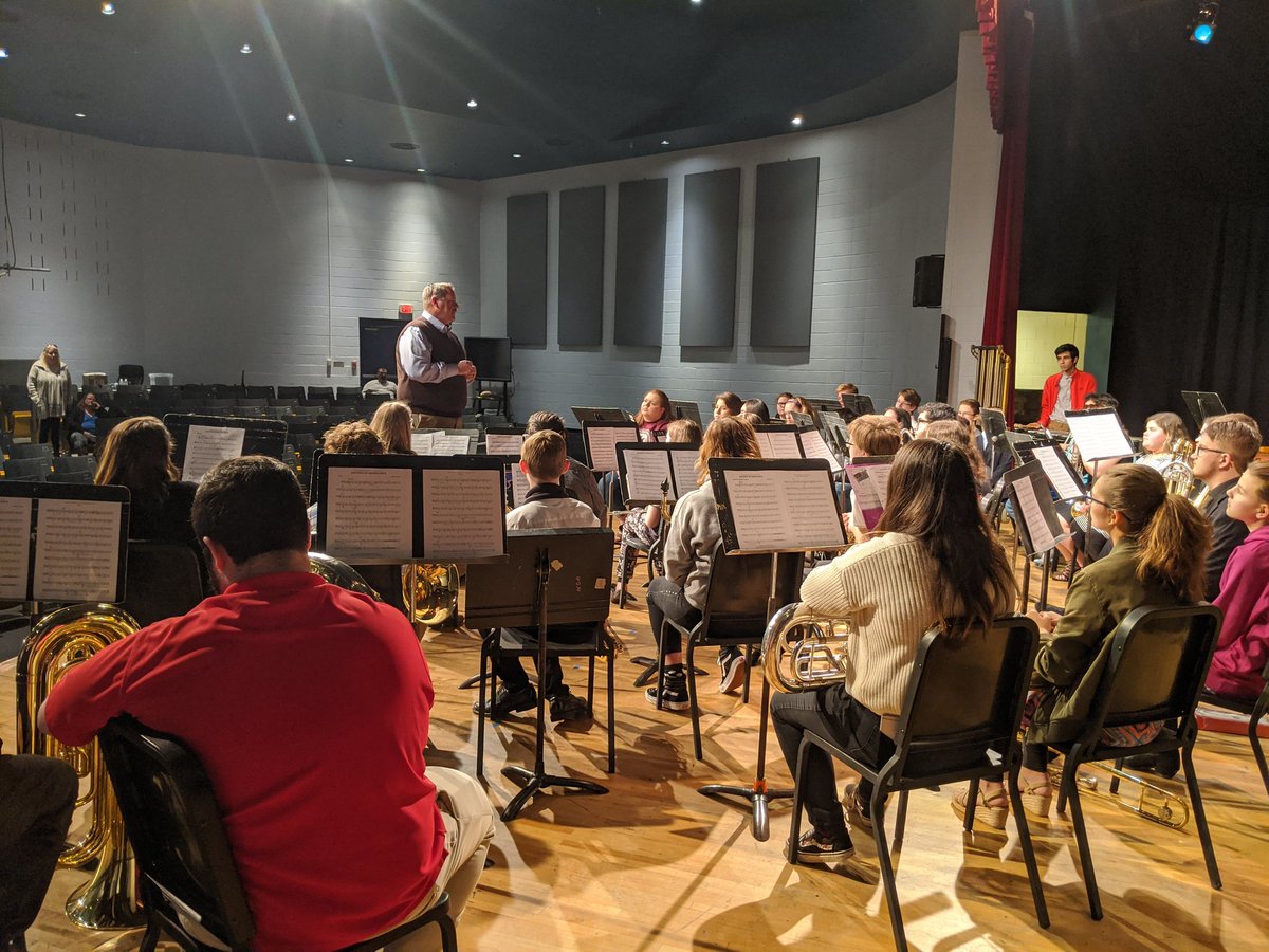 LCHSFalconBand's tweet photo. Great job this morning @Flintville_ Band!!!! The LCHS students had a blast playing with y'all on stage. Keep practicing. We are looking forward to band day!! https://t.co/ZRtZ9agtRS