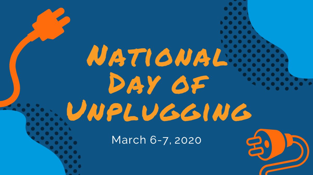 AASMorg's tweet photo. At sundown, the National Day of Unplugging begins. Disconnect from digital devices in the bedroom to better your #sleep tonight. #NationalDayOfUnplugging #unplug https://t.co/TYaslpopqd