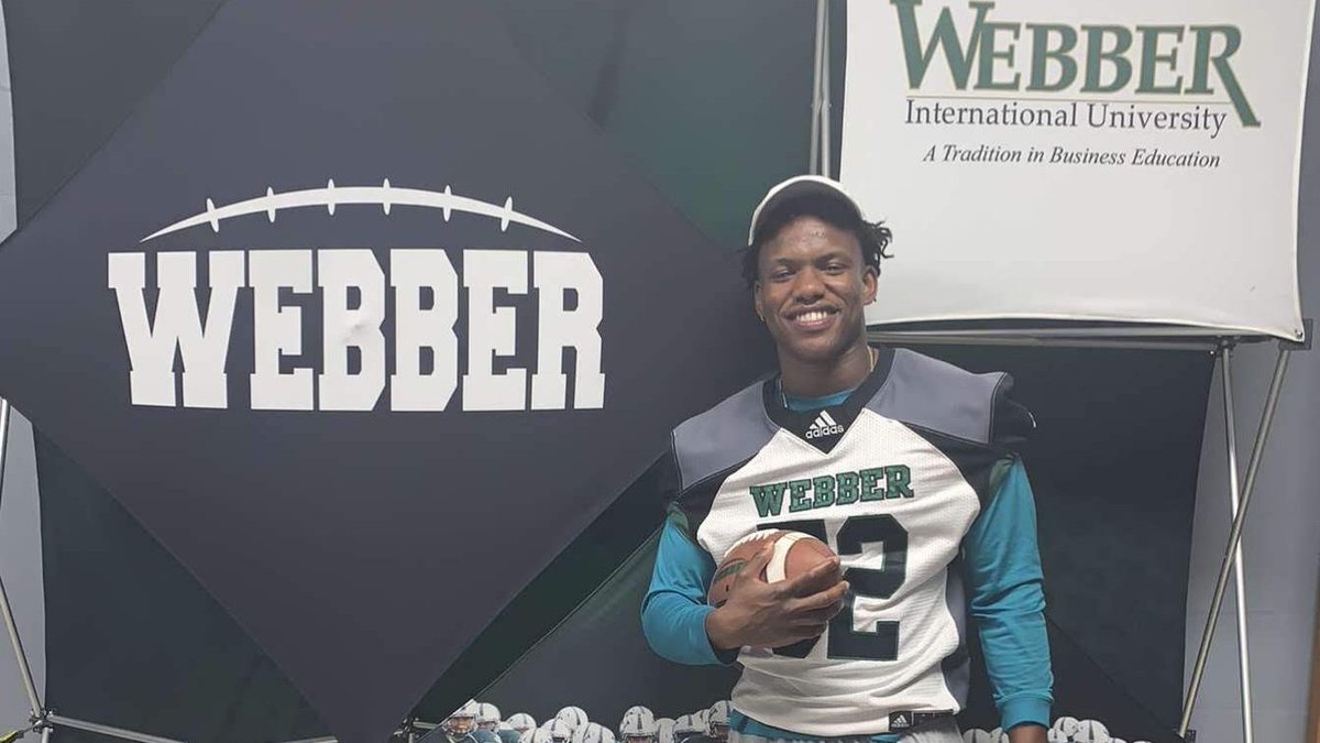DarvensB's tweet photo. Had a great visit yesterday🏈🏈🏈@webber_edu @CoachSpeakman @Coach_Hartz_2 @larryblustein @Get__Recruited @Scout_JamesH @National_Pros https://t.co/HlVUHcTK7A