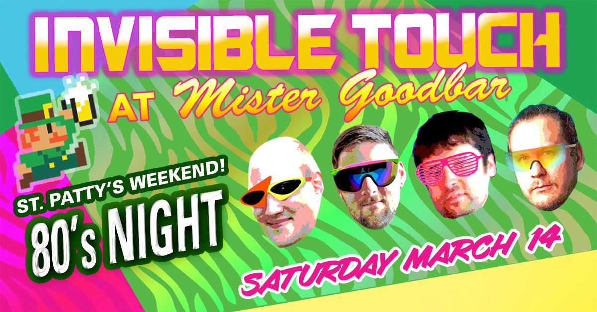InvTouchBand's tweet photo. SATURDAY MARCH 14 @GoodbarBFLO . Let's go crazy. Let's get nuts! #buffstate #buffalo #716 #billsmafia #buffalove #wny #buffalonewyork
https://t.co/sh2Cxz4X4U https://t.co/wqxzjanJ5R