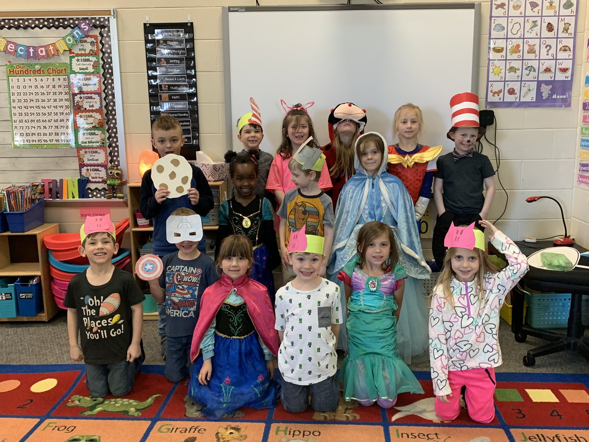 BloominKinders's tweet photo. Our class was full of storybook characters today! @howard_huskies https://t.co/Wk7l2V1hrT