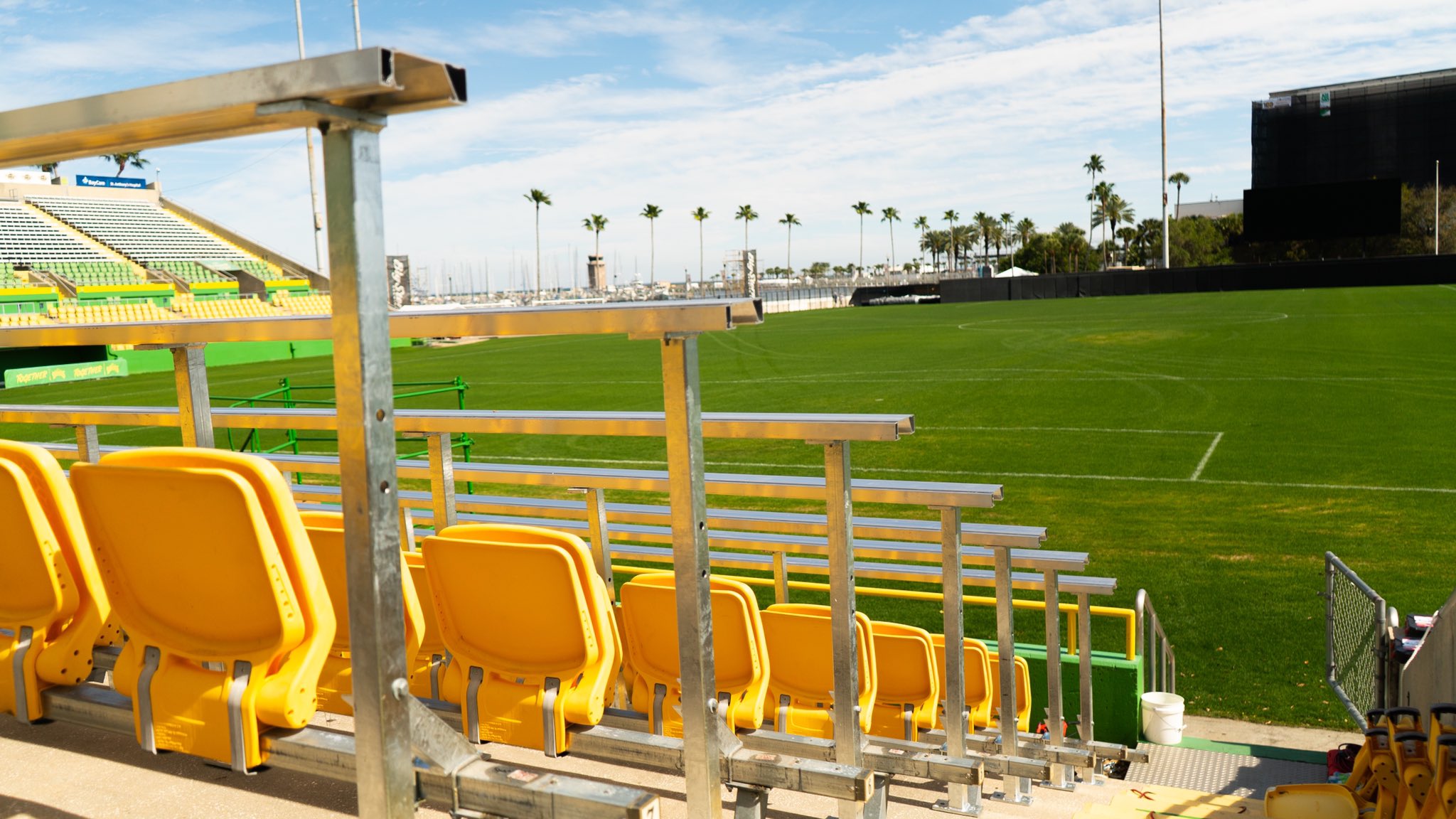 Tampa Bay Rowdies on X: ⚠️ CONSTRUCTION ZONE ⚠️ Safe standing rails are  going in and seats are coming out for the new Supporter's Section at Al Lang!  This will be the