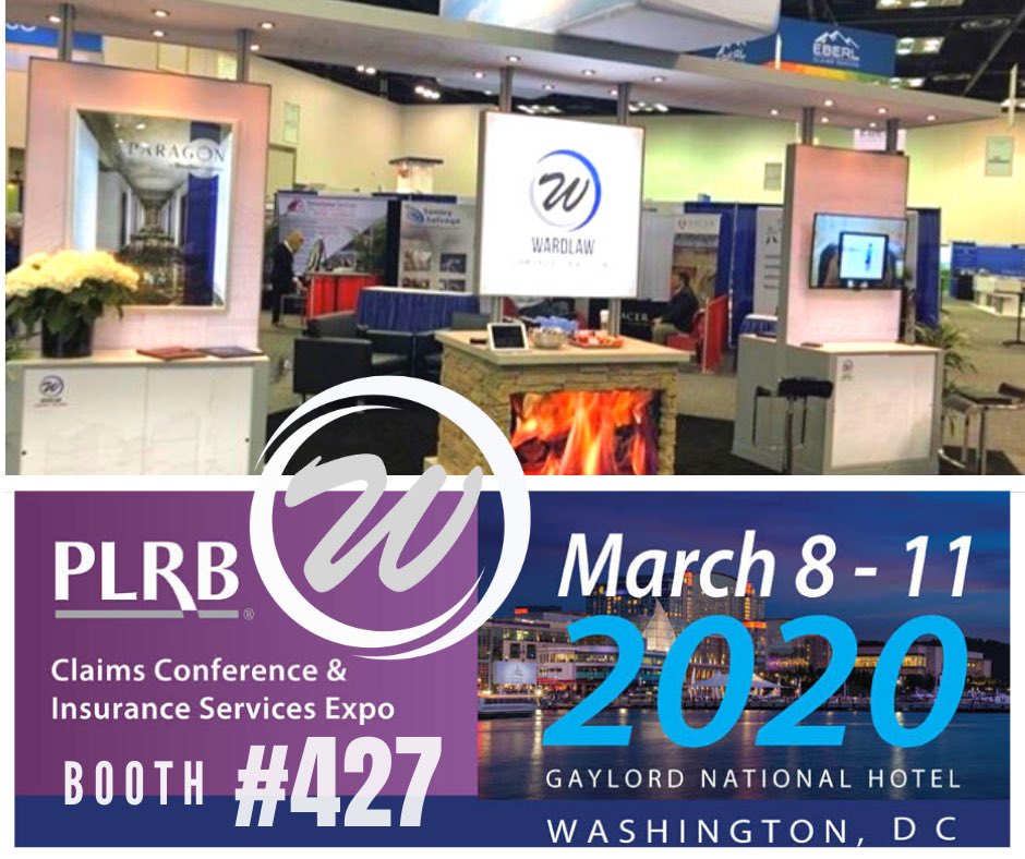🗣 Greetings! Are you attending ⓅⓁⓇⒷ Claims Conference &amp; Insurance Expo in DC next week? 

Wardlaw will be set up at Booth #④②⑦ and we’d love for you to stop by! 
 
March 9th, 10th &amp; 11th - Come see us! 👋🏼