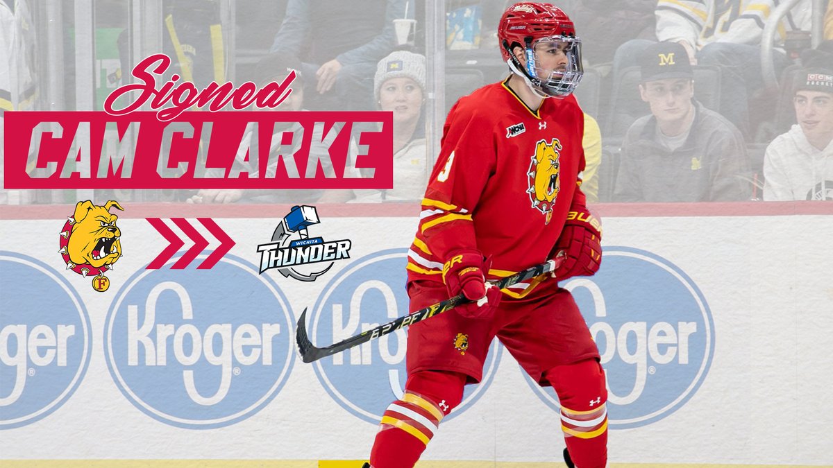 THIRD TODAY! And fourth overall this season, <a href="/camclarke24/">Cam Clarke</a>
goes pro with the Witchita Thunder!

READ: ferrisstatebulldogs.com/sports/mice/20…