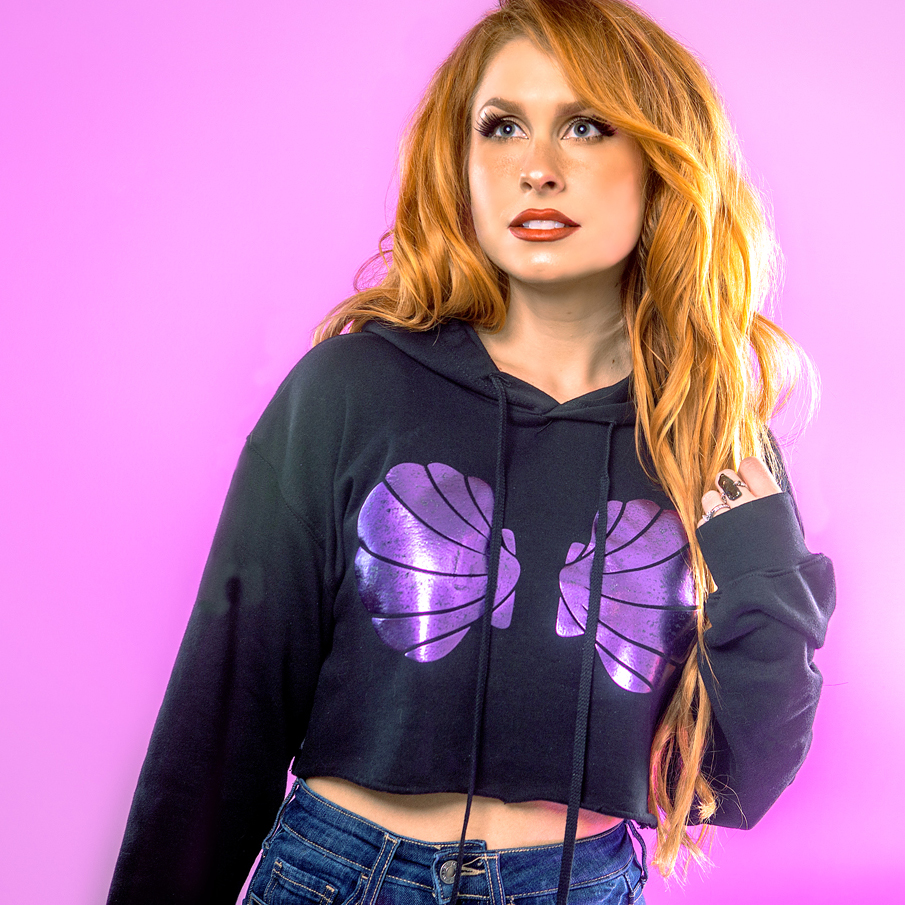 WhositsWhatsits's tweet photo. JUST IN: MerVamp Cropped Hoodies from @AdorkableNews are now in the shop!💜💜 they're going quickly https://t.co/YOEEjAEi77 https://t.co/SKST6ejH0P