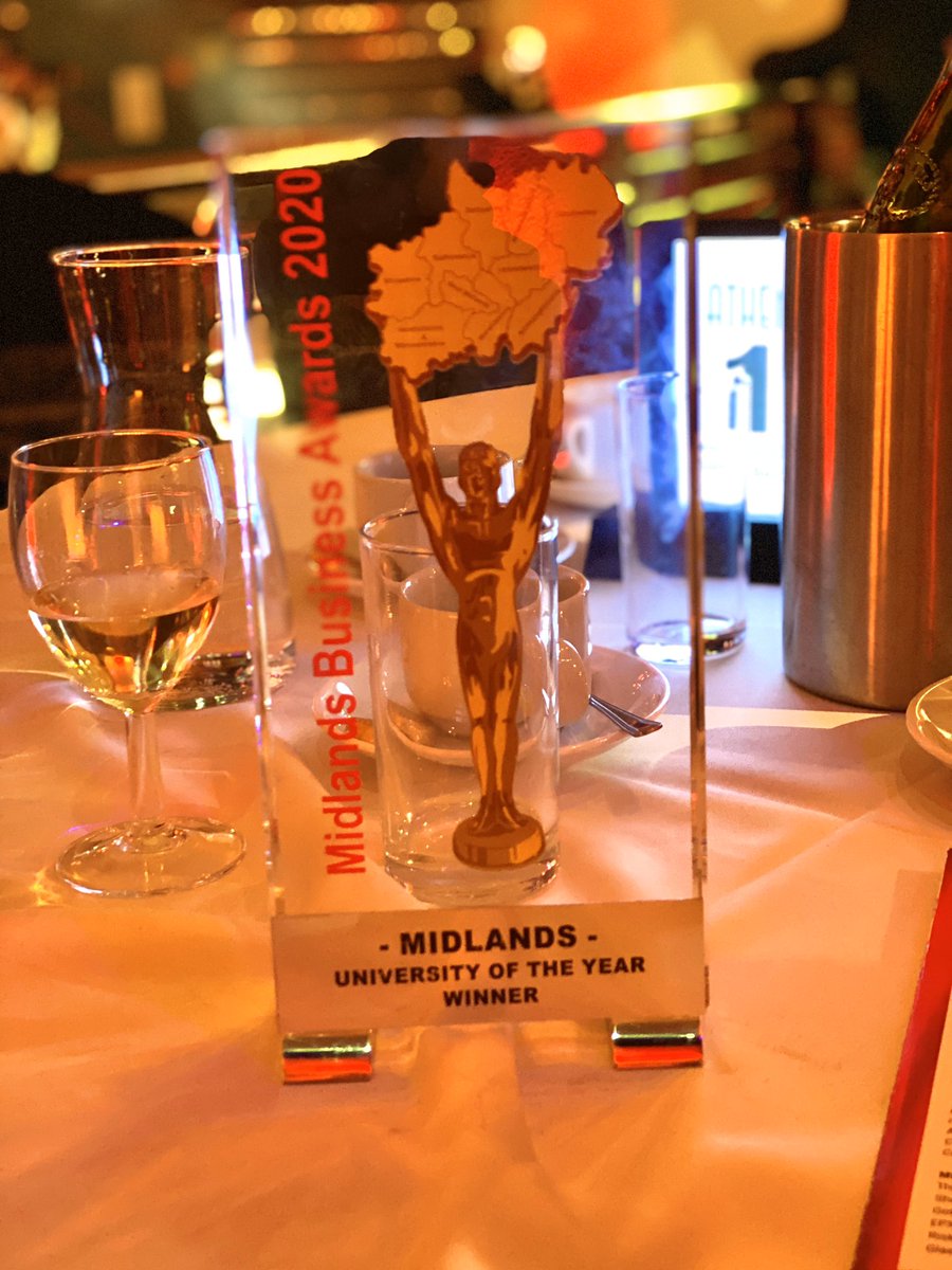 We won!
Proud to win University of the Year at the <a href="/midsbusawards/">Harj Sandher</a>. Recognition for all our talented staff and the huge difference they make to social mobility. #proudtobestaffs @StaffsUni <a href="/sally_mcgill/">Sally B. Mcgill</a> <a href="/LizbarnesStaffs/">liz barnes</a>