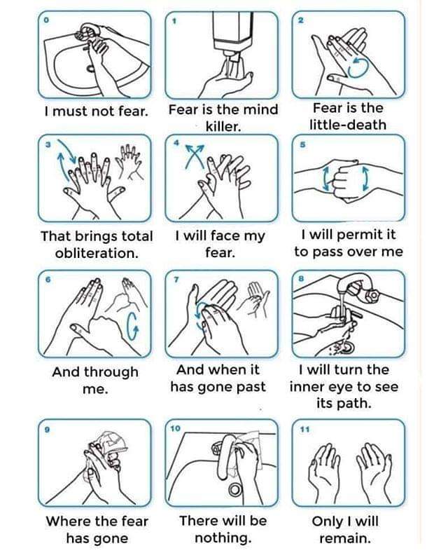 Surviving coronavirus, Frank Hebert Dune style.