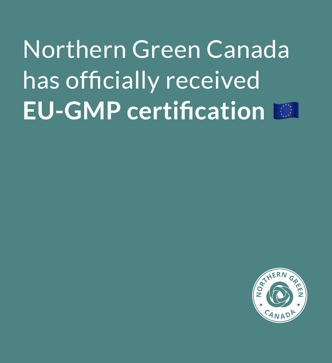 We are VERY proud to announce that NGC has received EU-GMP certification at our facility in Brampton, ON! This makes NGC only the 8th Canadian LP to receive this highly sought-after quality cert, and allows us to export #MedicalCannabis to EU countries.