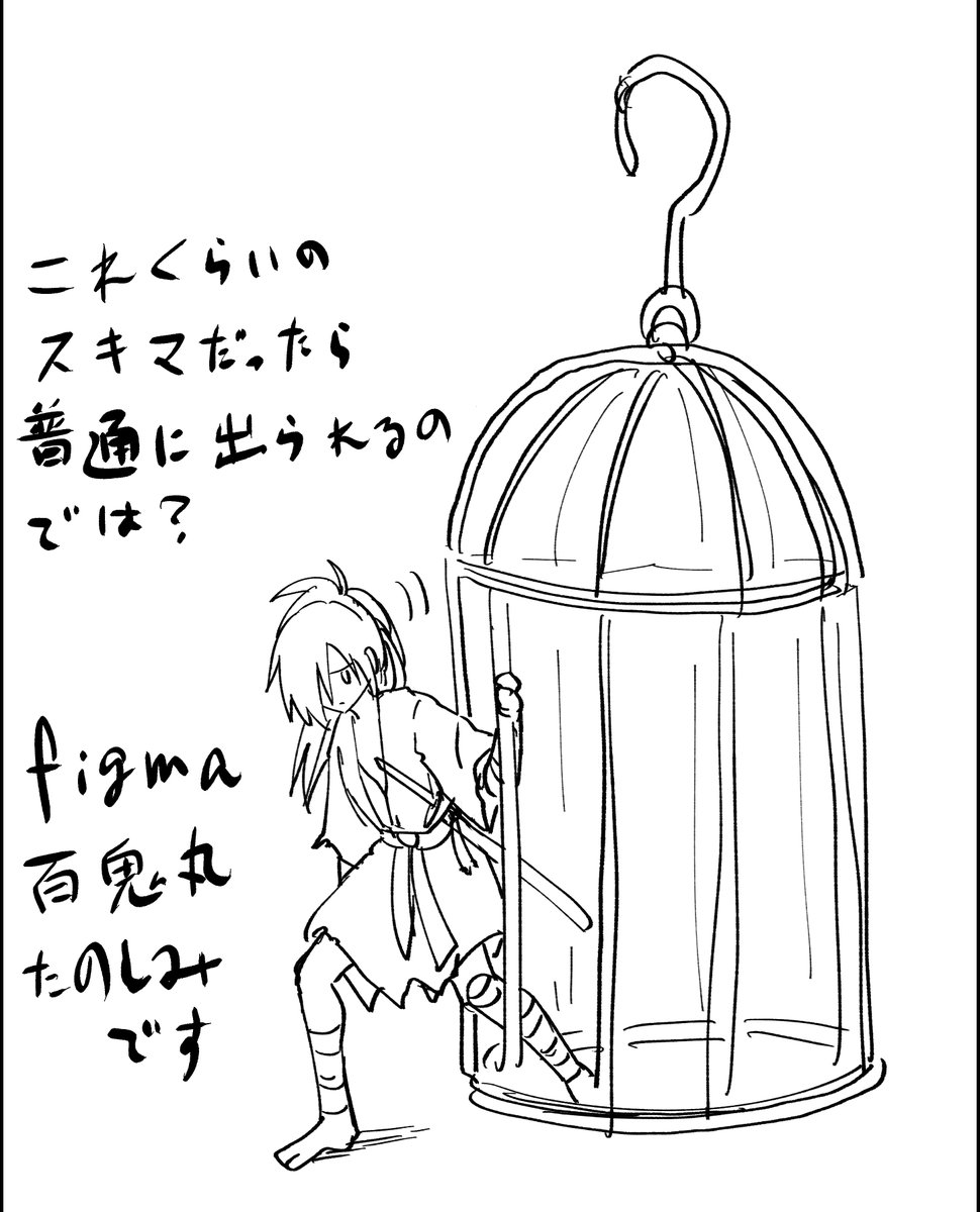 これがやりたくて鳥籠(ガーデニング用)を買ったの巻
ふぃぐまあにき届くの楽しみです! 
