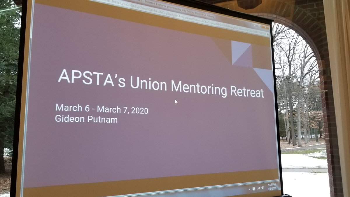 GregMcCrea's tweet photo. .@apsta_albany president @LauraFranz12 preps for tonight's Union Mentoring Retreat in Saratoga. This is a great program, dedicated to developing a union leadership bench for the local. @nysut @nysutEVP @NYSAFLCIO @cornellilr @JimmyFNmac @AndyPallotta https://t.co/dBYv410mXm